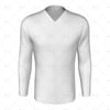 Inline Jersey V-Neck Collar Front View