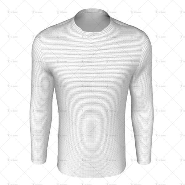 Inline Jersey Round Collar Front View