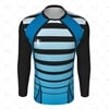 Inline Jersey Round Collar Front View Design