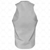 Mens Racerback Singlet Round Collar Back View