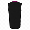 Basketball Singlet V-Neck Collar Back View Design