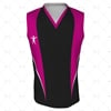 Basketball Singlet Short V-Neck Collar Front View Design