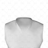 Basketball Singlet Short V-Neck Collar Close Up View