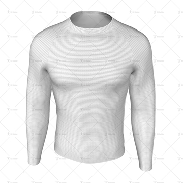 Base Layer Round Collar Front View