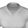 Wrap Collar For Mens SS Raglan Football Shirt Close Up View