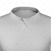 Polo Collar For Mens SS Raglan Football Shirt Close Up View