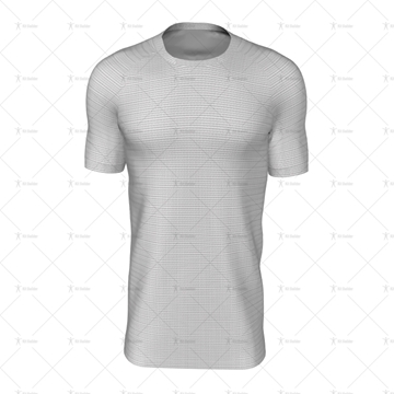 Kiwi Collar For Mens SS Raglan Football Shirt Front View
