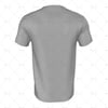 Mens SS Inline Football Shirt V-Neck Collar Back View