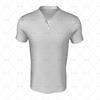 Grandad Collar for Mens SS Inline Football Shirt Front View