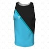 Athletics Singlet with Round Collar Front View Design  3d kit builder