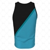 Athletics Singlet with Round Collar Back View Design 3d kit builder