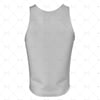 Men's Vest V-Neck Collar Back View