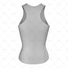 Women's Racerback Singlet Round Collar Back View