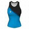 Women's Racerback Singlet Round Collar Front View Design