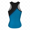 Women's Racerback Singlet Round Collar Back View Design