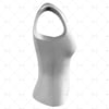 Women's Racerback Singlet V-Neck Collar Side View