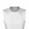 Basketball Singlet Long Insert Collar Close Up View