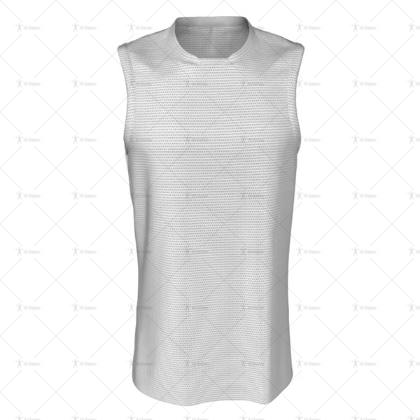 Basketball Singlet Long Elite Collar Front View 