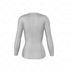 Compression Top Womens Long Sleeve Back