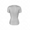 Compression Top Womens Short Sleeve Back