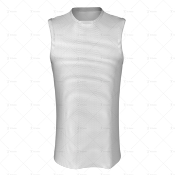 Basketball Singlet Long Pro Collar Front View