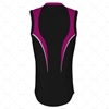 Basketball Singlet Long Pro Collar Back View Design