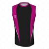 Basketball Singlet Short Round Collar Front View Design