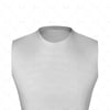 Basketball Singlet Short Round Collar Close Up View