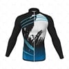 Mens Cycling Jersey LS Smooth Neck Front View Design