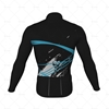 Mens Cycling Jersey LS Smooth Neck Back View Design